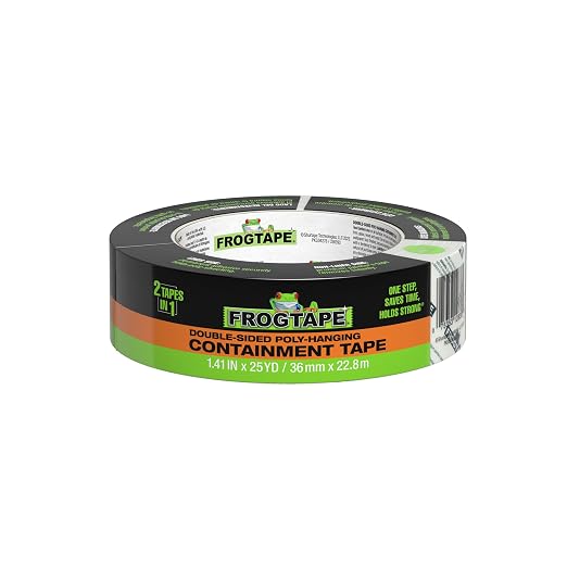 FrogTape DS 154 Premium Grade, Double-Sided Poly-Hanging Containment Tape