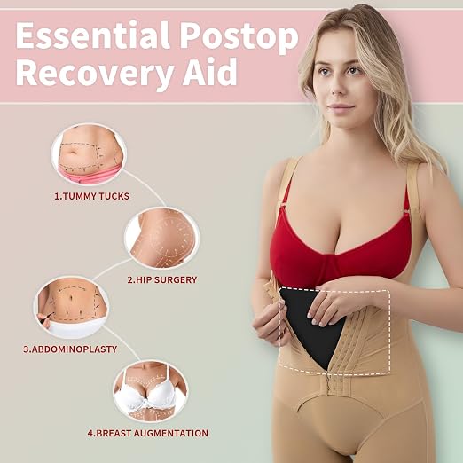 5 Pack Lipo Foam Pads, Tummy Tuck, Flattening Abdominal Compression Garments