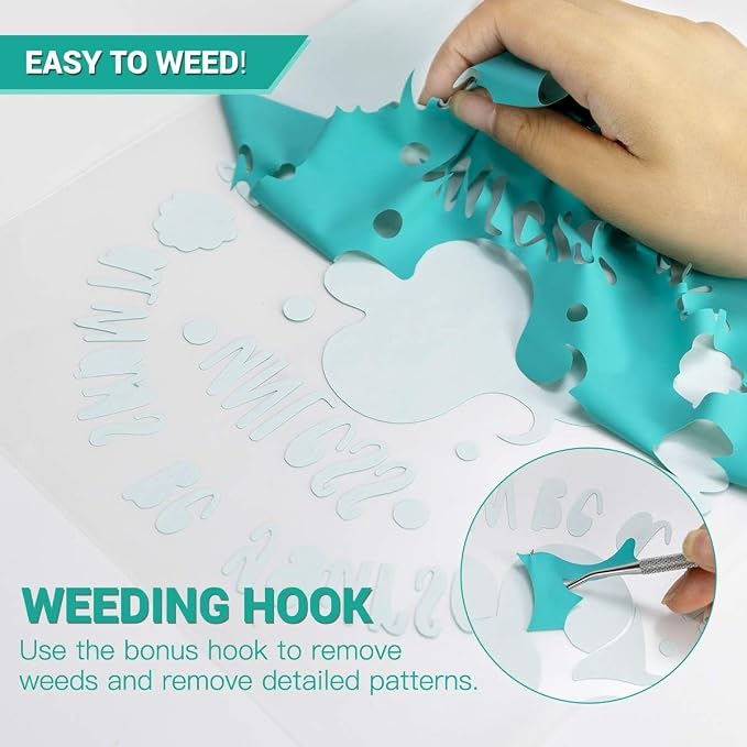 HTVRONT Heat Transfer Vinyl Bundle: 24 Pack 12"x12" Iron on Vinyl | Iron on