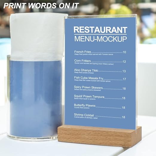 4 Pack 5x7 1/8" Clear Plexiglass Sheets