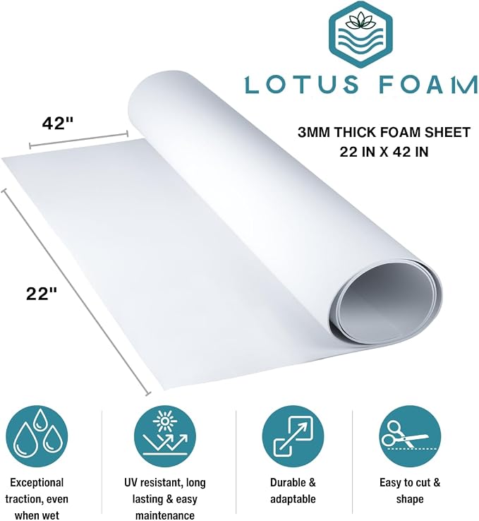 Lotus Foam Large 3mm EVA Foam Sheet