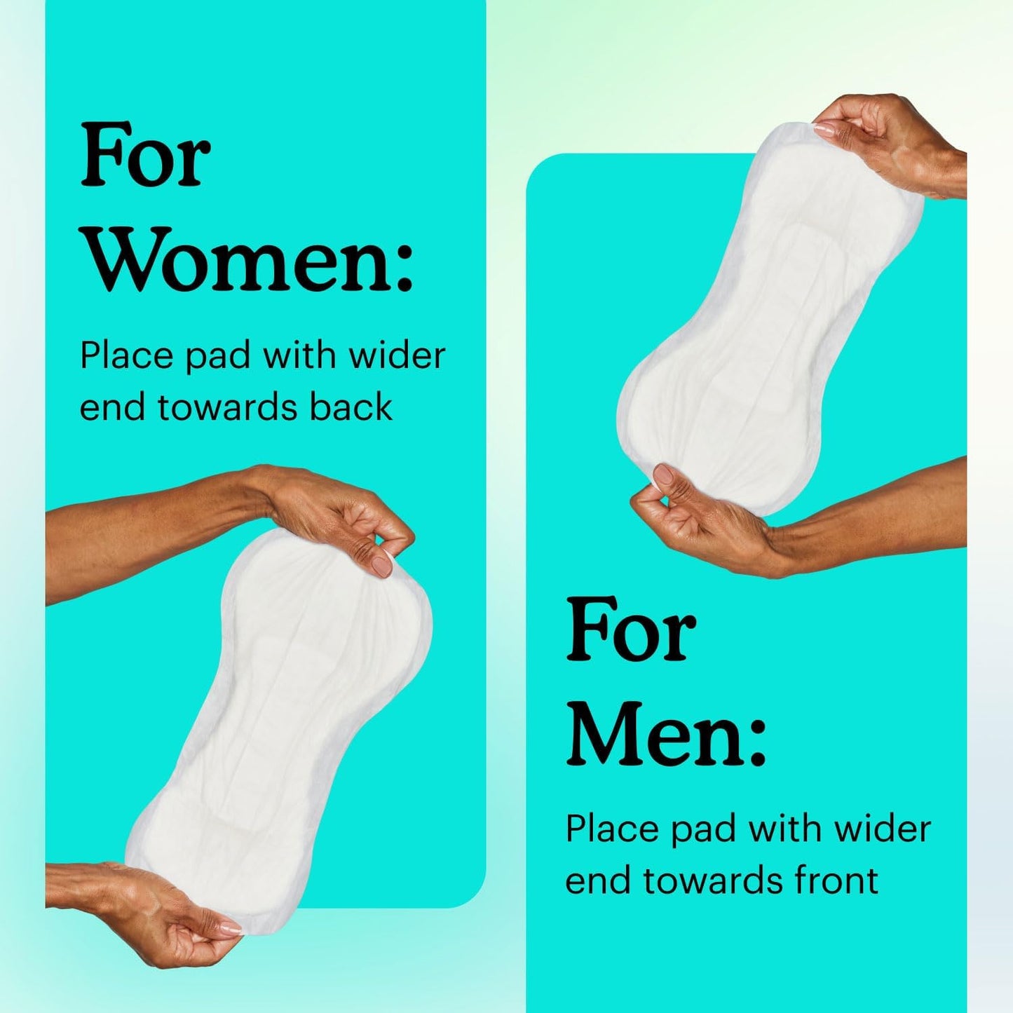 Because Overnight Booster Pads Fit All Adult Diapers, Helps Keep Your Adult Diaper Active All Night, Adds 4 Cups to Incontinence Underwear, Extra Absorbency, 45 Count