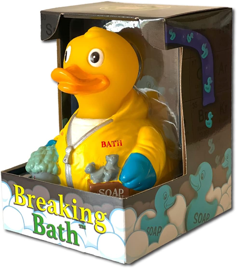 CelebriDucks - Breaking Bath - Floating Rubber Ducks - Collectible Bath Toy Gift for Kids & Adults of All Ages