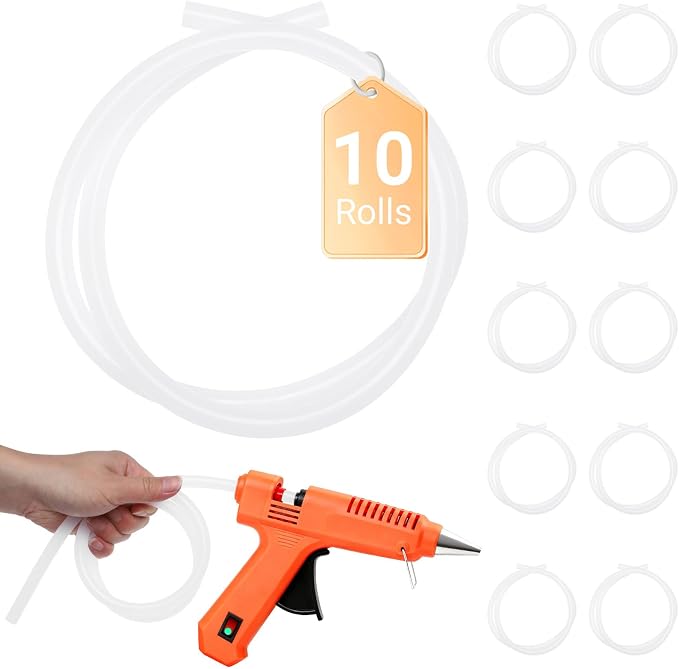 10 Pack Long Hot Glue Stick Rolls
