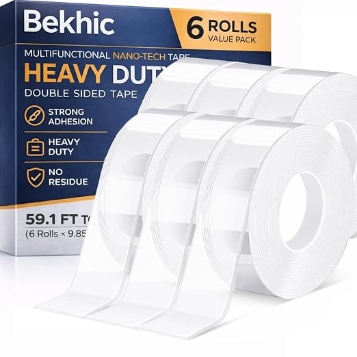 Double Sided Tape Heavy Duty, Picture Hanging Adhesive Strips)