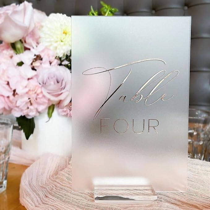 10 Pack Frosted Acrylic Sign Blank