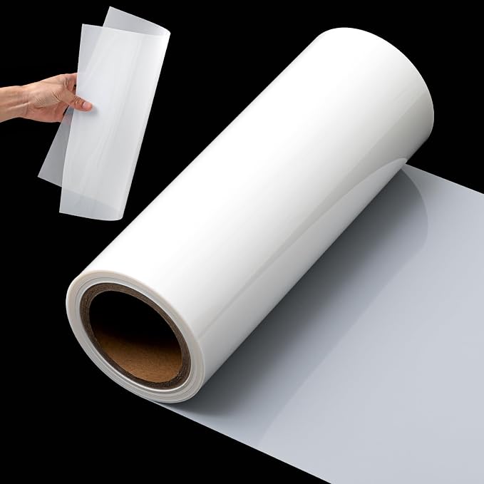 Frienda 12 Inches x 80 ft 6 Mil Rolls Blank Stencil Sheets Acetate Sheets Clear