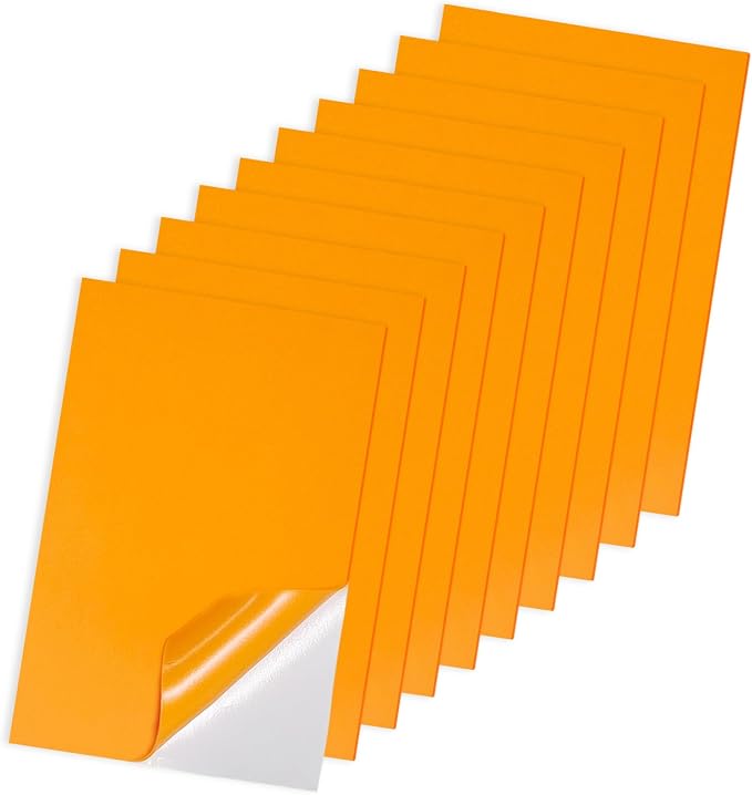 Adhesive Foam Sheets, 7x11.3 Inch Craft Eva Foam Sheets, 2mm Thick 10 Pcs