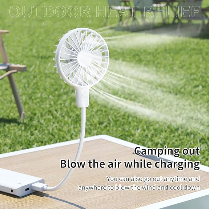 USB Fan, Mini Portable Fan for 360° Rotation, Small Personal Fan for Home Office, Desk Fan Compatible with All USB Outputs such as Laptop/Power Bank/Plug, Pocket Fan for Travel Commute(with switch)