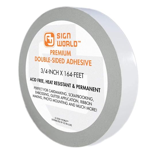 Best 3/4" Ultra-Thin Permanent Double-Sided Tape