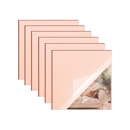 Rose Gold Mirror Acrylic Sheet