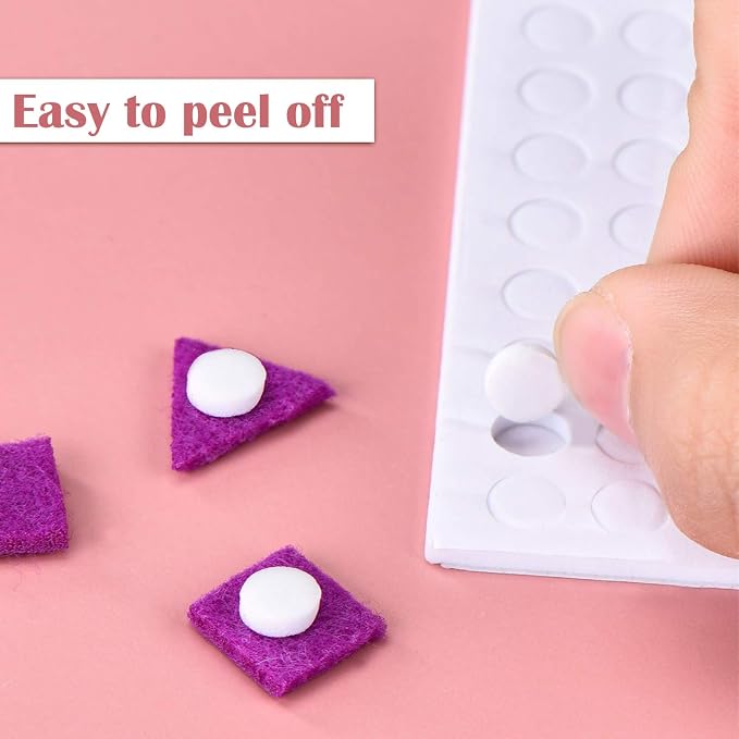 Outus 2400Pcs Foam Dots 3D Adhesive, 12 Sheets Foam Pop Dots