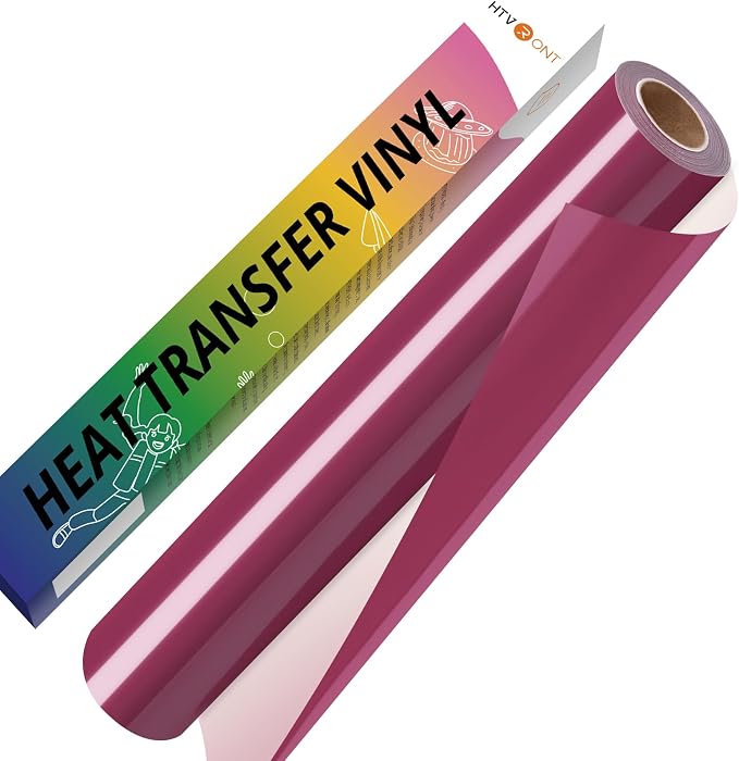 HTVRONT Maroon HTV Vinyl Roll