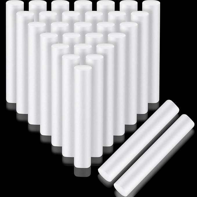 Fabbay 30 Pieces 6 Inch White Foam Cylinders
