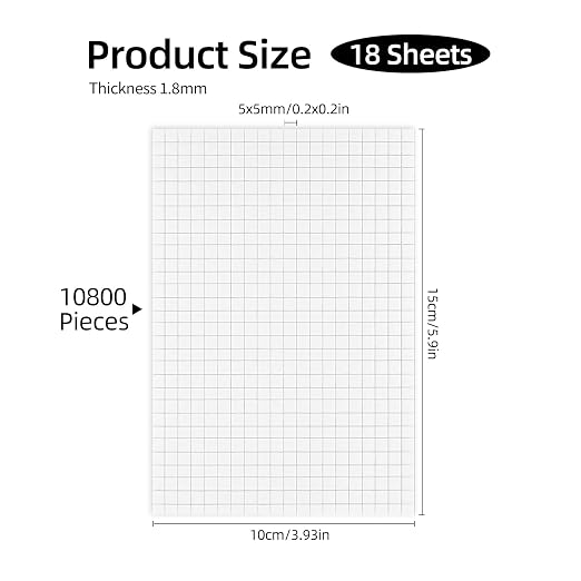 10800Pcs Double-Sided Adhesive Pads, 18 Sheets Foam Dots Adhesive Foam Square