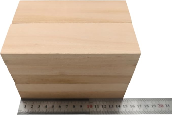 10PCS Basswood Carving Blocks, Whittling Wood Carving Kit, Unfinished Wooden