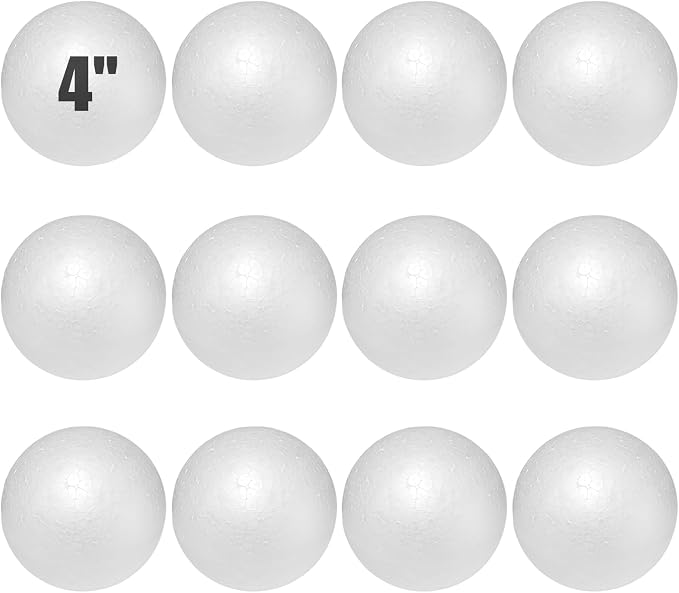 Styrofoam Balls 4 Inch, DIY Craft Giant Foam Ball
