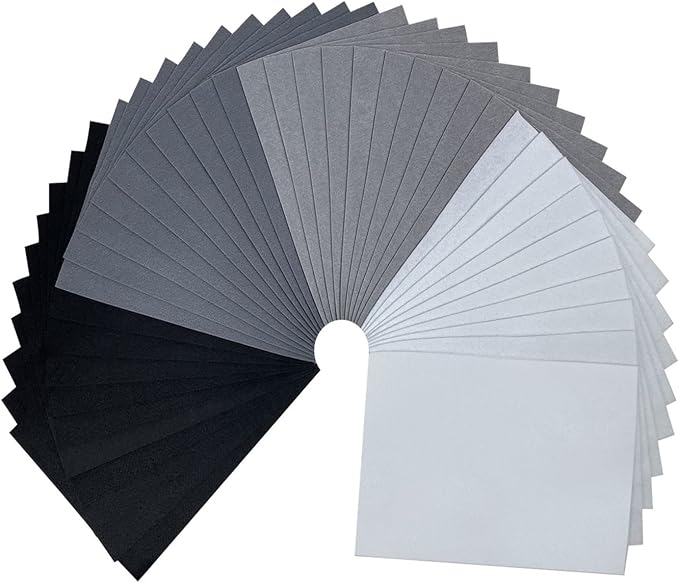 Jtnohx Soft Felt Sheets, 8x12 inches Assorted Craft Felt Fabric, 1.4mm Thick