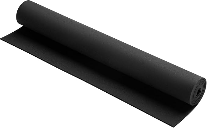 AMZQNART 3mm EVA Foam Sheets Roll 16x29.5in Black