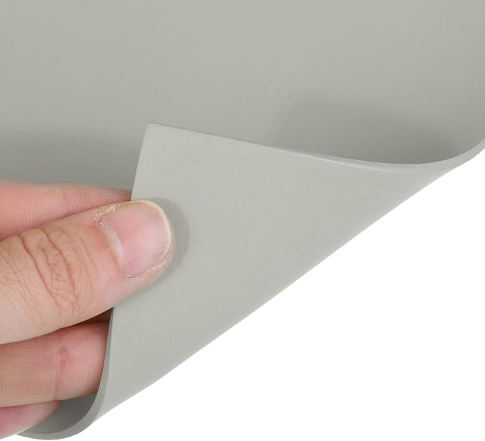 MECCANIXITY EVA Foam Sheets Grey 35.4 Inch x 19.7 Inch 2mm Thick Crafts Foam