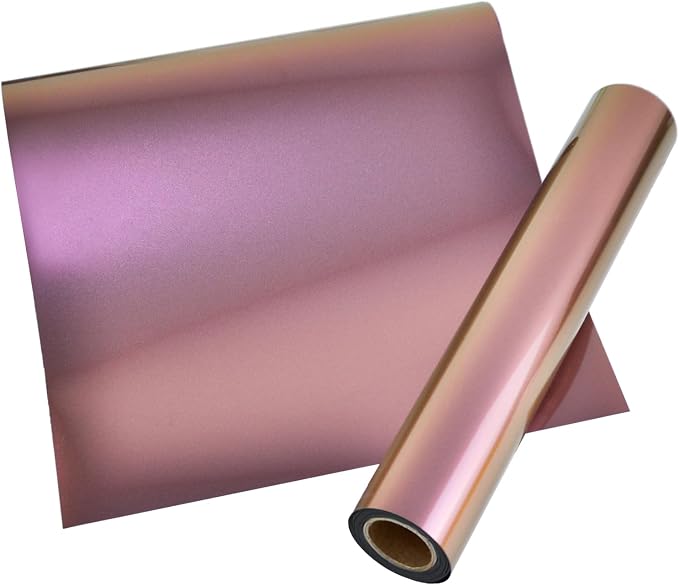 Chameleon HTV Heat Transfer Vinyl, Iron On Vinyl Purple to Brown 12" x6ft |