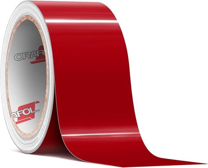 ORACAL 651 Gloss Red Permanent Vinyl Tape Roll – Premium Adhesive Film