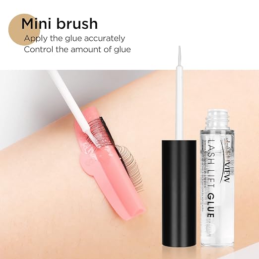 LASHVIEW Lash Lift Glue 2pcs, Eyelash Perm Adhesive, No Irritation and Odorless