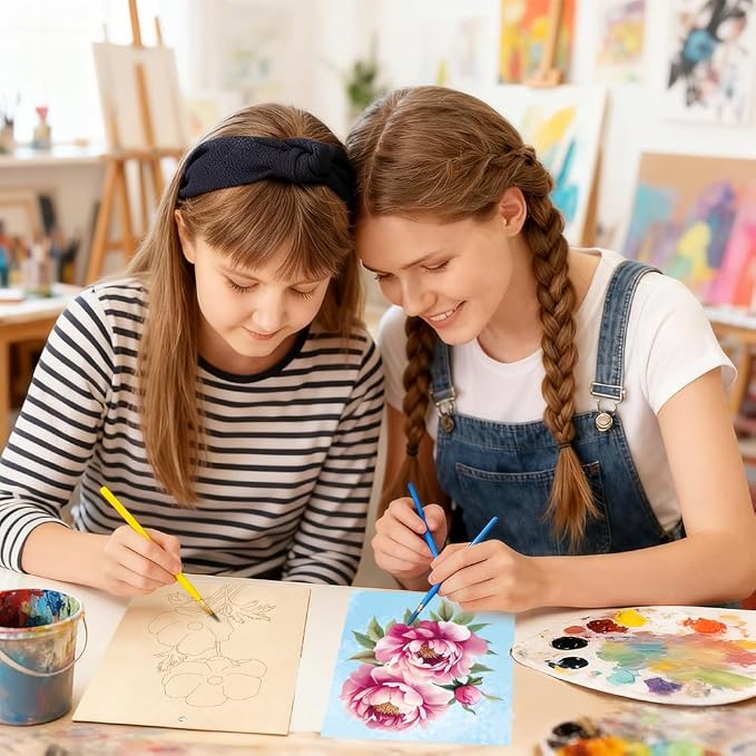 15 Pcs Unfinished Wood Crafts to Paint