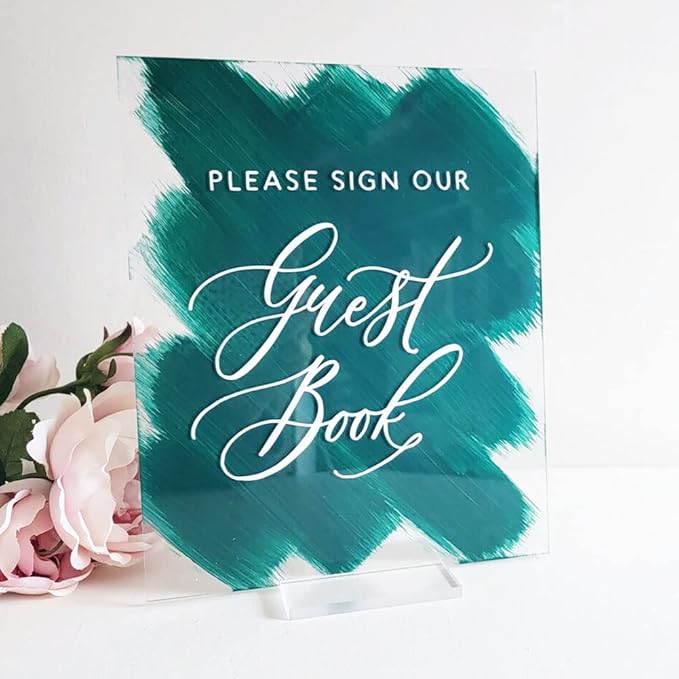 10 Pack 8x10 Inch Clear Acrylic Sign Blank, DIY Blank Clear 8x10 Acrylic Sheet