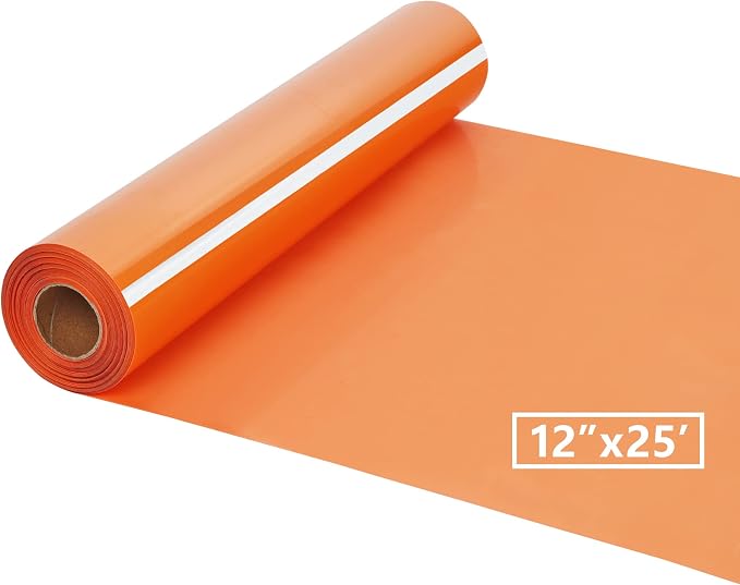 HTV Iron on Vinyl 12Inch by 25ft Roll HTV Heat Transfer Vinyl