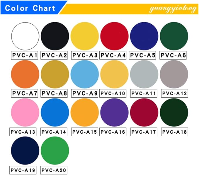 guangyintong Heat Transfer Vinyl Sky Blue HTV Rolls, Matte Surface PVC Material