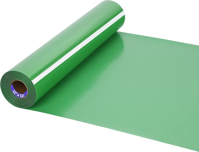 HTV Iron on Vinyl 12Inch by 12ft Roll HTV Heat Transfer Vinyl