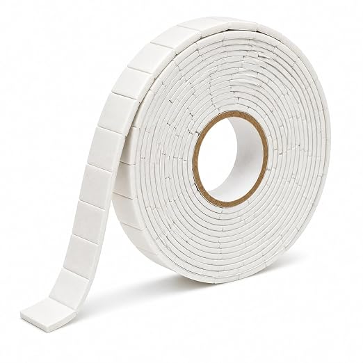 Double Sided Foam Tape, 10 FT Pre-Cut EVA Foam Tape, Approx. 230 Larger Foam