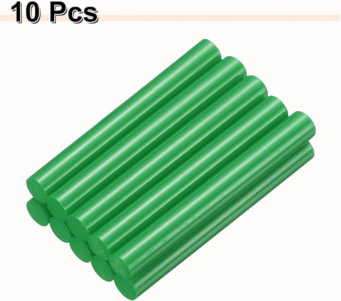 HARFINGTON 10pcs Hot Glue Sticks 0.43" Dia x 3.94" Long EVA Mini Hot Melt