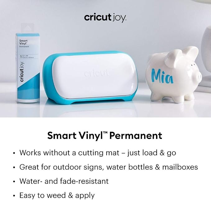 Cricut Joy Smart Permanent Vinyl, Glossy Finish