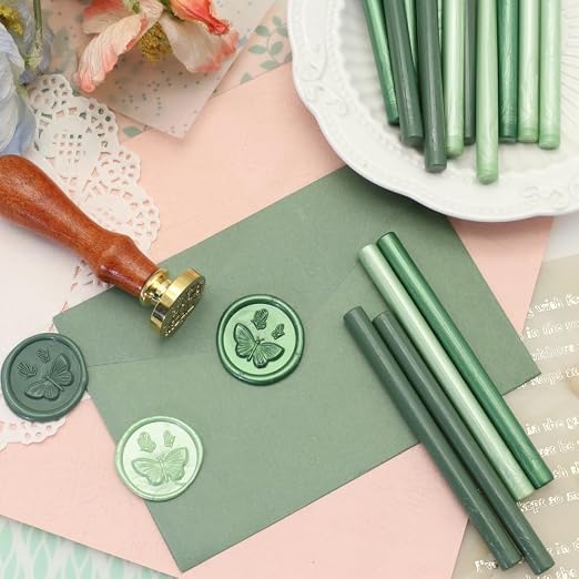 Wax Seal Sticks, Atopbb 30pcs Glue Gun Wax Sealing Sticks Beads Only Suit