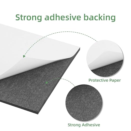 8Pcs Black EVA Foam Pad 6in x 6in x 1/4in High Density Closed Cell Foam Sheet