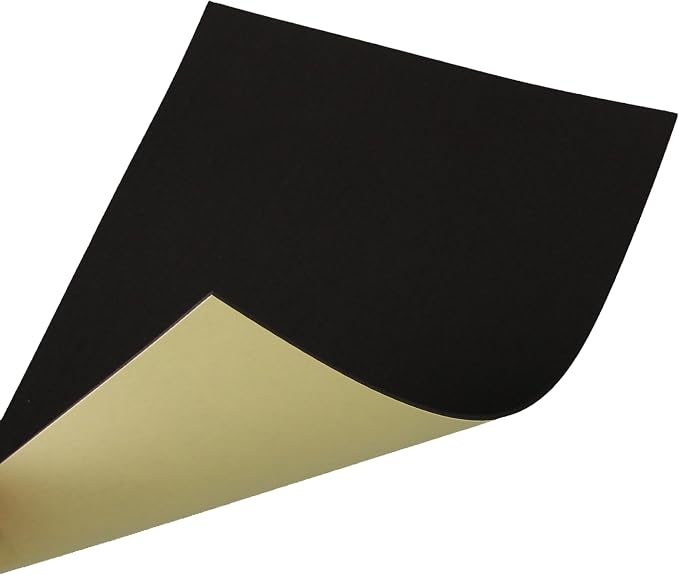 CleverDelights 8" x 12" Black Foam Sheets