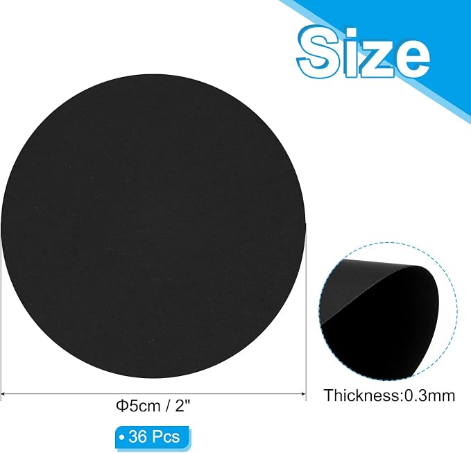 PATIKIL 2inch Circle Card Stock