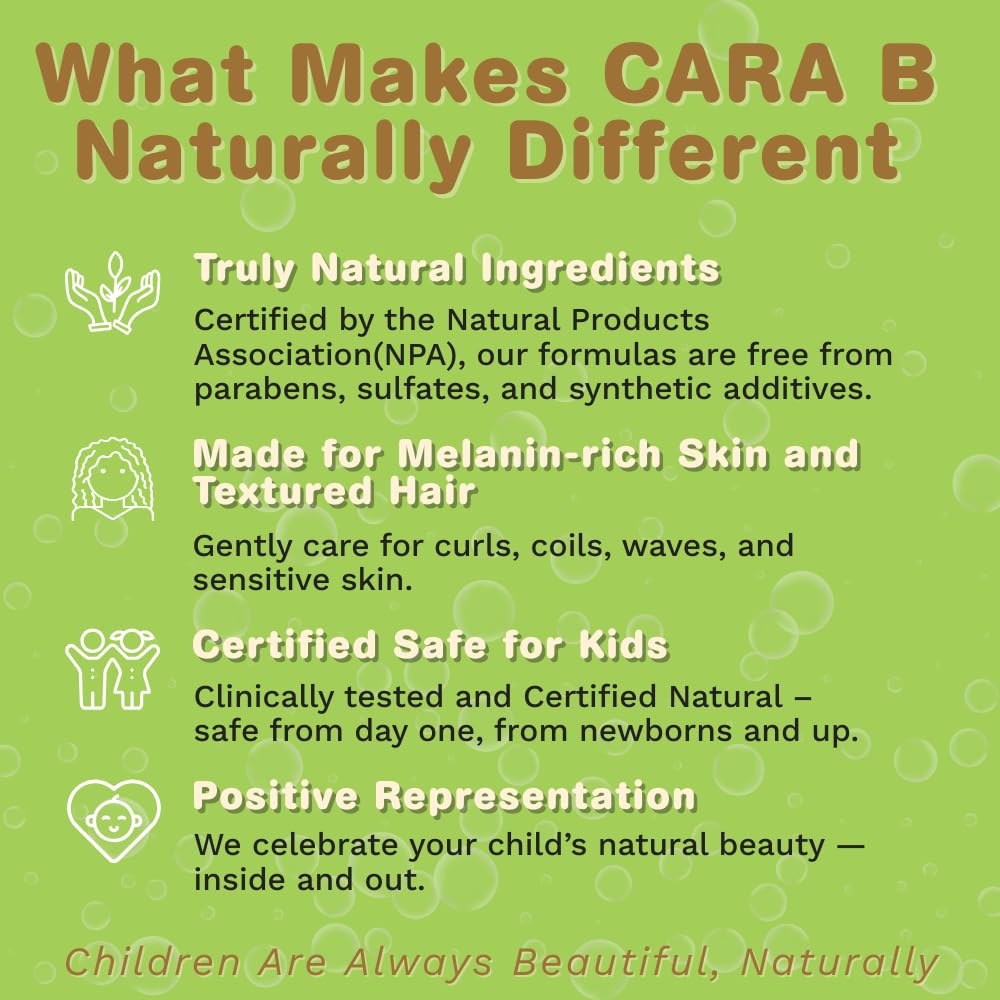 Leave-In Baby Conditioner & Moisturizer for Textured Hair, Detangler for Curls & Coils, Black & Brown Babies, African American Toddlers, Children & Kids of Color, 8 oz