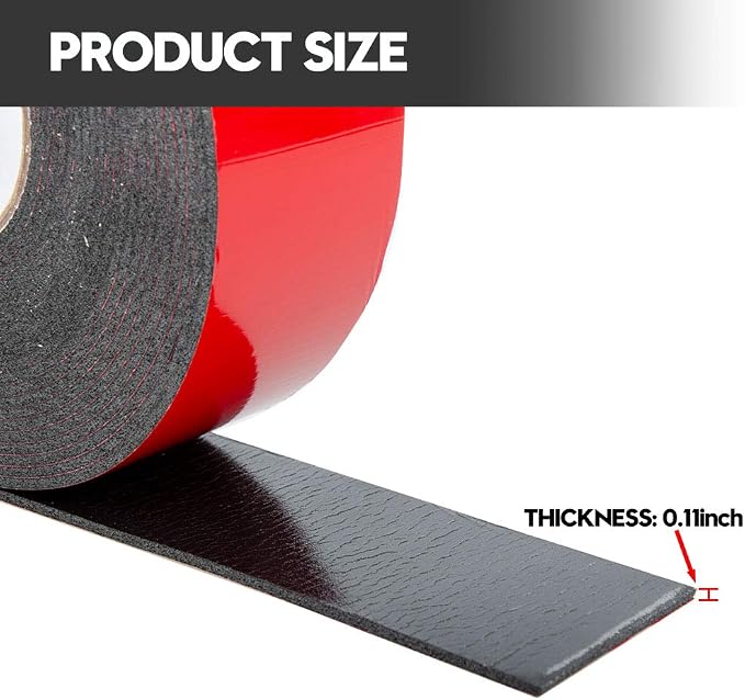 ToLanbbt Double Sided Foam Tape 1.18In x 33FT, Mounting Tape Heavy Duty