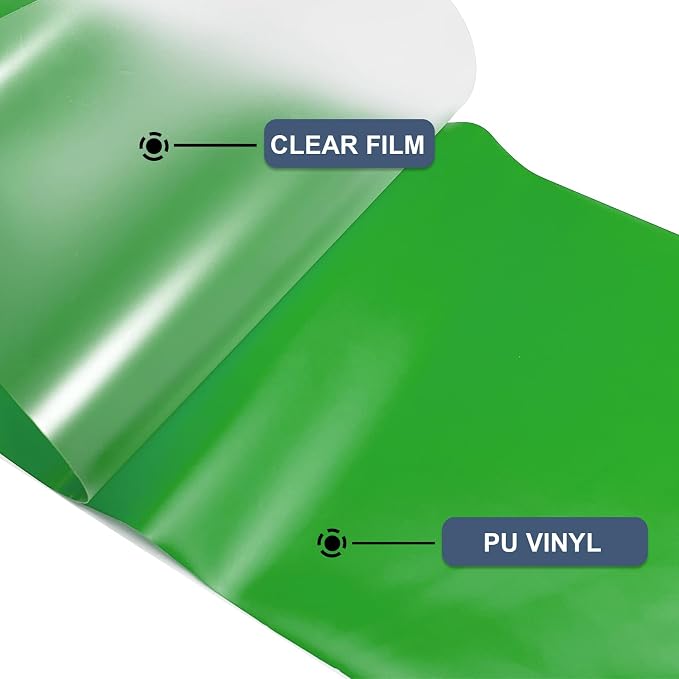 Fruit Green Heat Transfer Vinyl HTV Roll Matte PU 12" x 15 ft. | Easy to Cut
