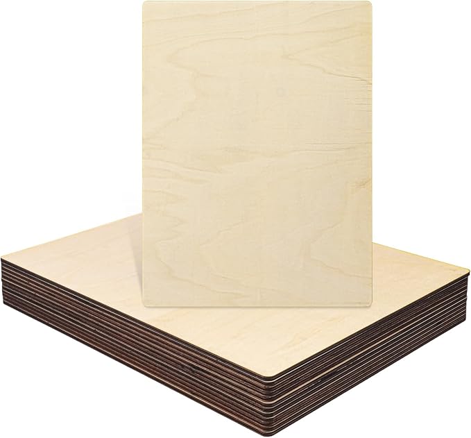 12 Pack Unfinished Plywood Sheets