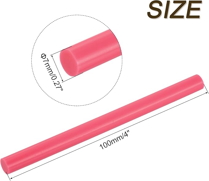 uxcell 12pcs Mini Hot Glue Sticks
