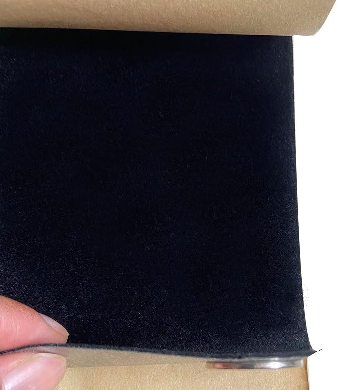 Adhesive Black Velvet Felt Fabric Liner Felt Drawer Liner Wallpaper
