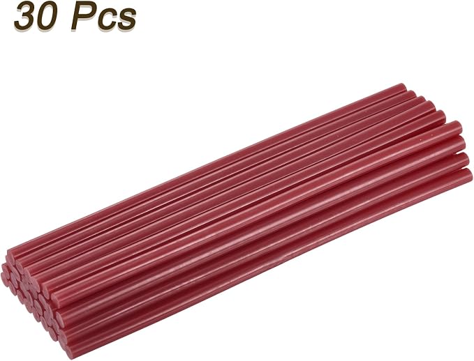 uxcell 30pcs 7mm x 200mm Full Size Hot Glue Gun Sticks 8-inch x 0.27-inch High