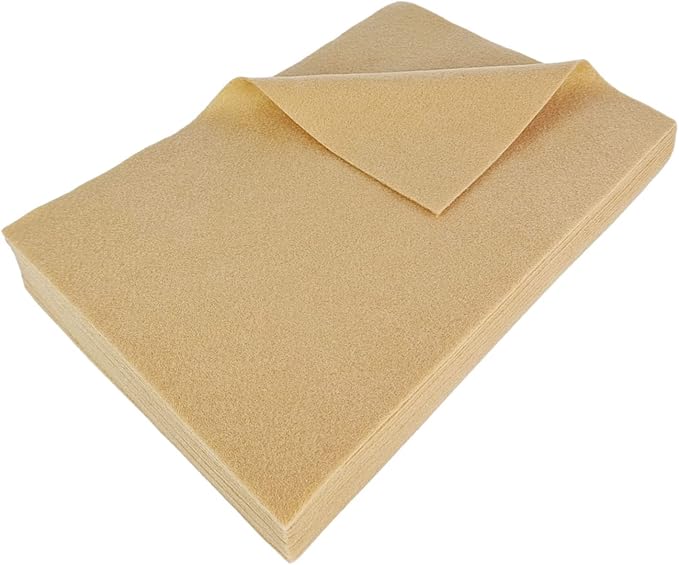 Jtnohx Color Felt, Soft Felt Sheets, 1.4mm Thick 8"x12" Handicraft Felt Fabrics