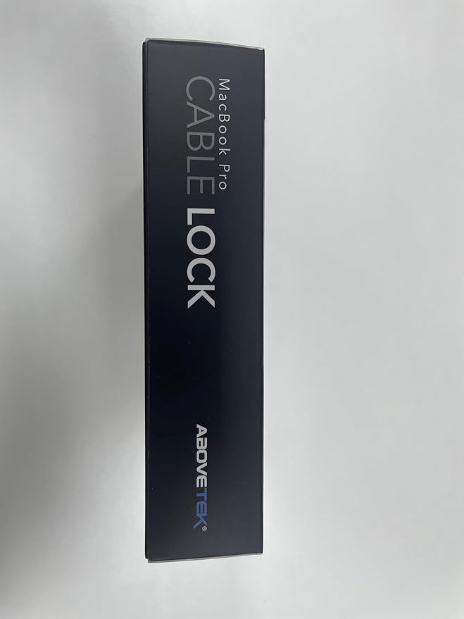 AboveTEK Laptop Locking Cable for MacBook Pro 14/16 (2021–2024), Anti-Theft Keyed Laptop Security Lock, 6.56ft Cut-Resistant Steel Computer Lock Cable, Rotatable & Portable Design