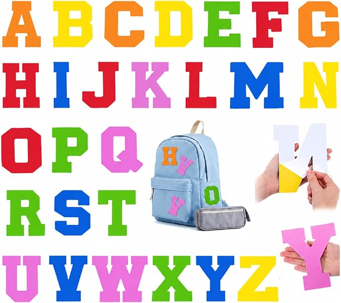 WILLBOND 52 Pcs Back to School Foam Alphabet Letters