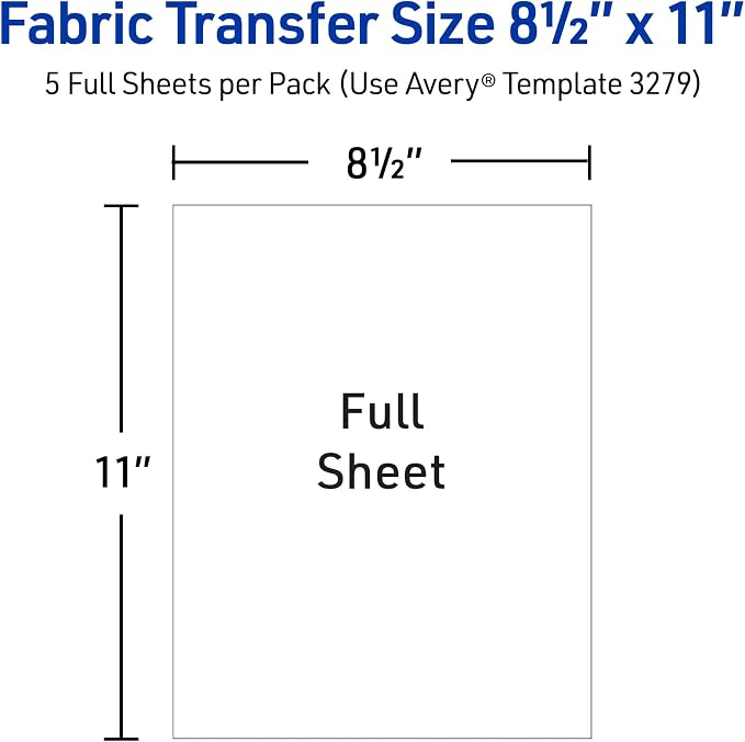 Avery Printable Heat Transfer Paper